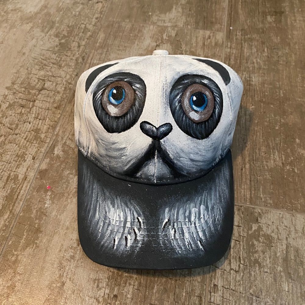 Painted Panda Cap   